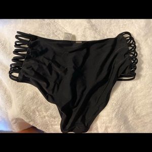 High rise bikini bottoms